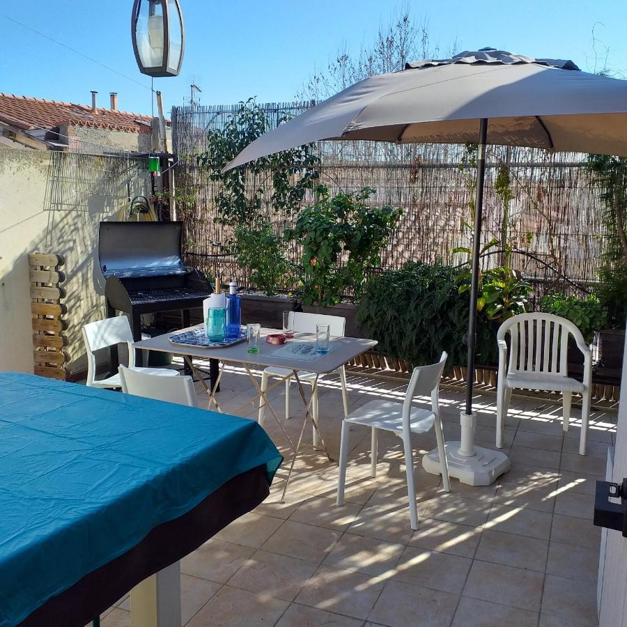 Albasud - Appartement Meuble Avec Terrasse - Salses Le Chateau 66 Eksteriør billede